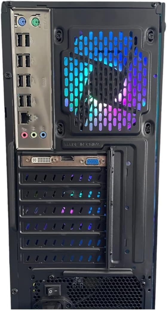 PC Gaming Computer Fisso Desktop i5 - GeForce 4 GB GDDR5 - Windows 11 PRO - WiFi USB - HDMI e VGA - Wireless - Ufficio Internet Scuola (RAM 16 GB - SSD 480 GB)