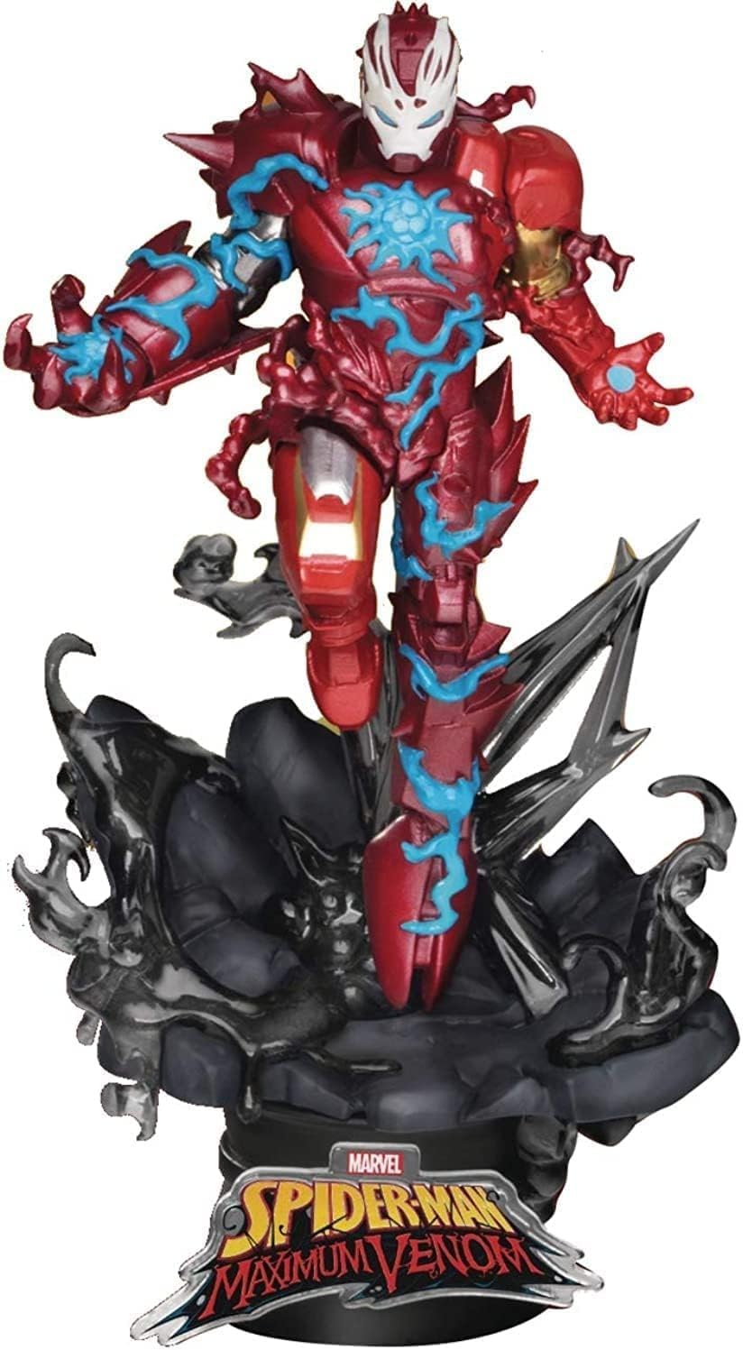 Beast Kingdom Maximum Venom: Iron Man DS-066 D-Stage Statue, Multicolor
