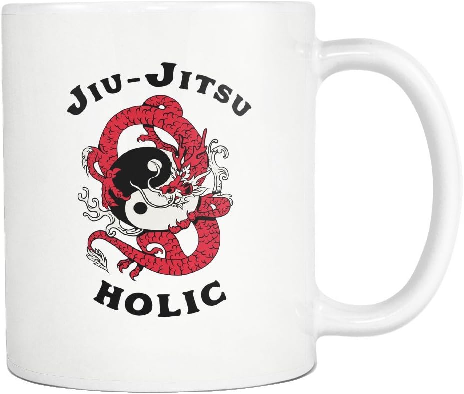 JiuJiutsu Holic BJJ 11 OZ Ceramic Coffee Mug BJJ Brazilian JiuJitsu MMA
