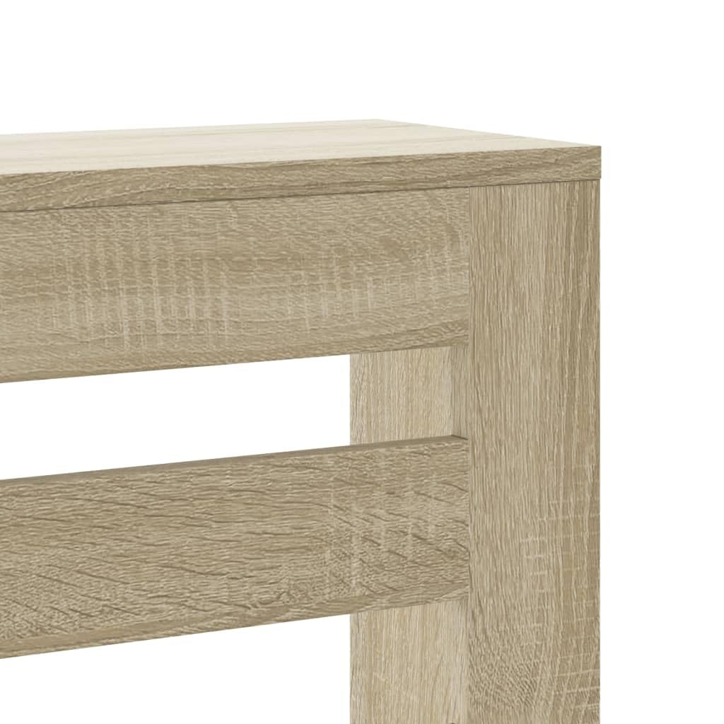 Heizkörperverkleidung Sonoma-Eiche 78x20x82 cm Holzwerkstoff mit Wandhalterung modernes Latten-Design für stilvolle Heizungsdekoration und zusätzlichen Platz im Wohnzimmer