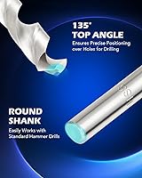 Vista 5 de Orion Motor Tech Kit de Reparación de Roscas Helicoil, Herramienta de Reparación de Rosca M10x1.25 con Broca HSS y 15 Insertos de Rosca, Kit