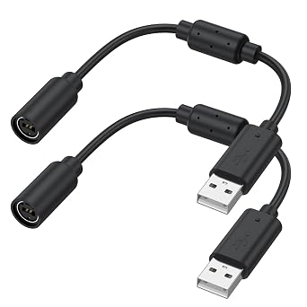 Meliya USB Breakaway Cable for Xbox 360 Controller, Logitech G920 G923 G27 G29 Driving Force, Thrustmaster Ferrari 458 Spider Racing Wheel Cord, Guitar Hero & Xbox USB Plug