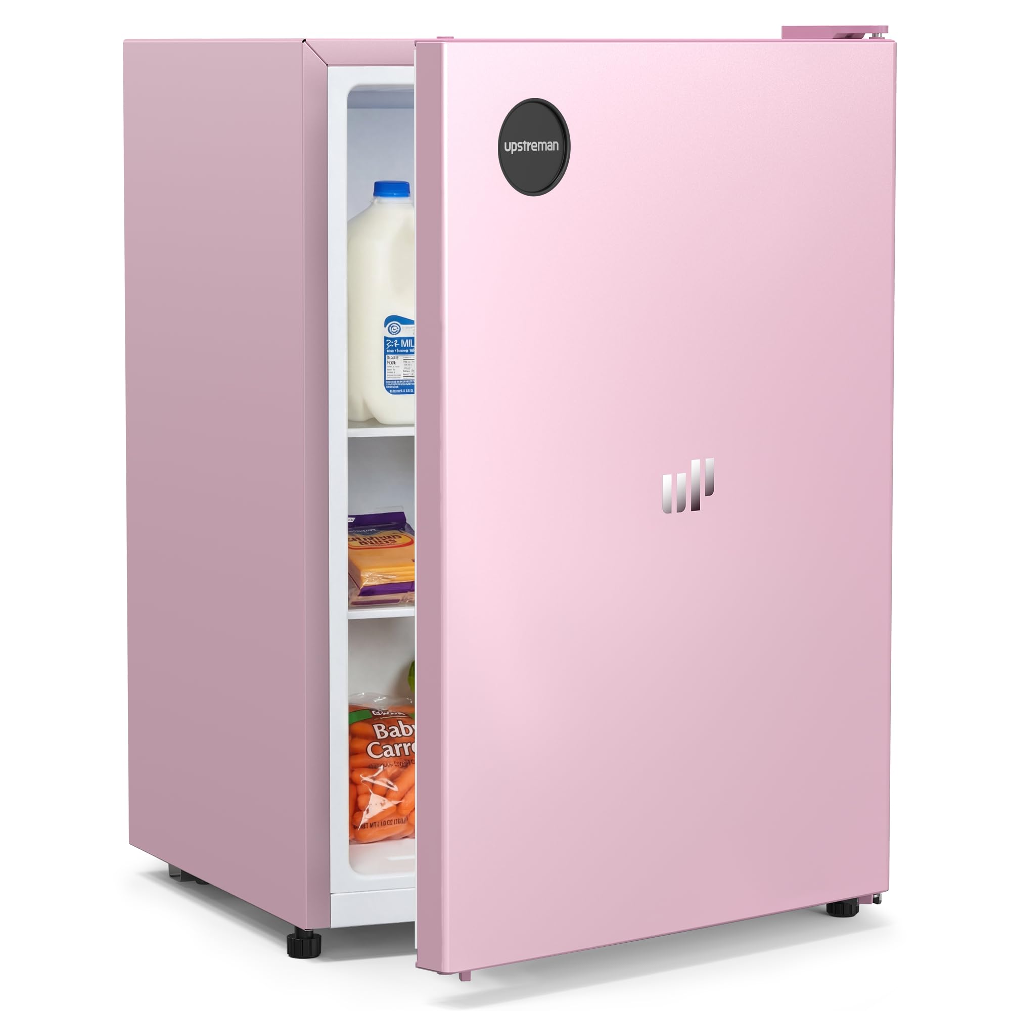 Upstreman CR26-Pink 2.5 cu ft Compact Fridge Pink
