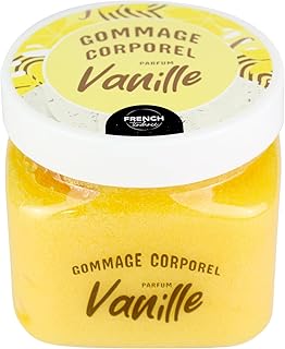 French Tendance- Gommage Corporel - Exfoliant et Hydratant Doux pour tout Type de Peau - Senteur Vanille - 470 gr