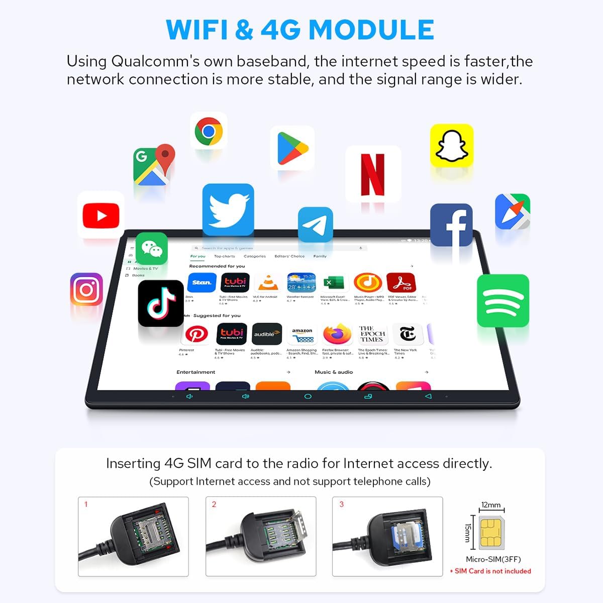 Diagram illustrating split-screen multitasking functionality.