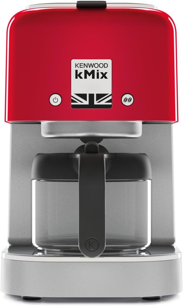 Kenwood COX750RD Kmix Macchina per il caffè, 1000 Watt, per 6 tazze, rosso Kenwood COX750RD Kmix Macchina per il caffè, 1000 Watt, per 6 tazze, rosso