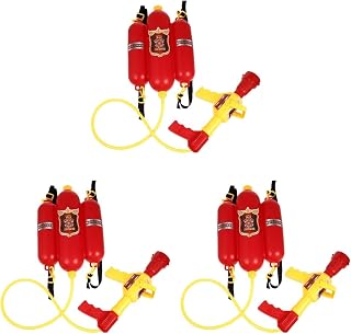 Toyvian 3 Pçs Mochila De Fogo Água Ao Ar Livre Playset Crianças Brinquedos Crianças Mochila Bombeiro Mochila Brinquedos De Água Água Para Idades 4-8 Bombeiro Mochila Pulverizador Plástico
