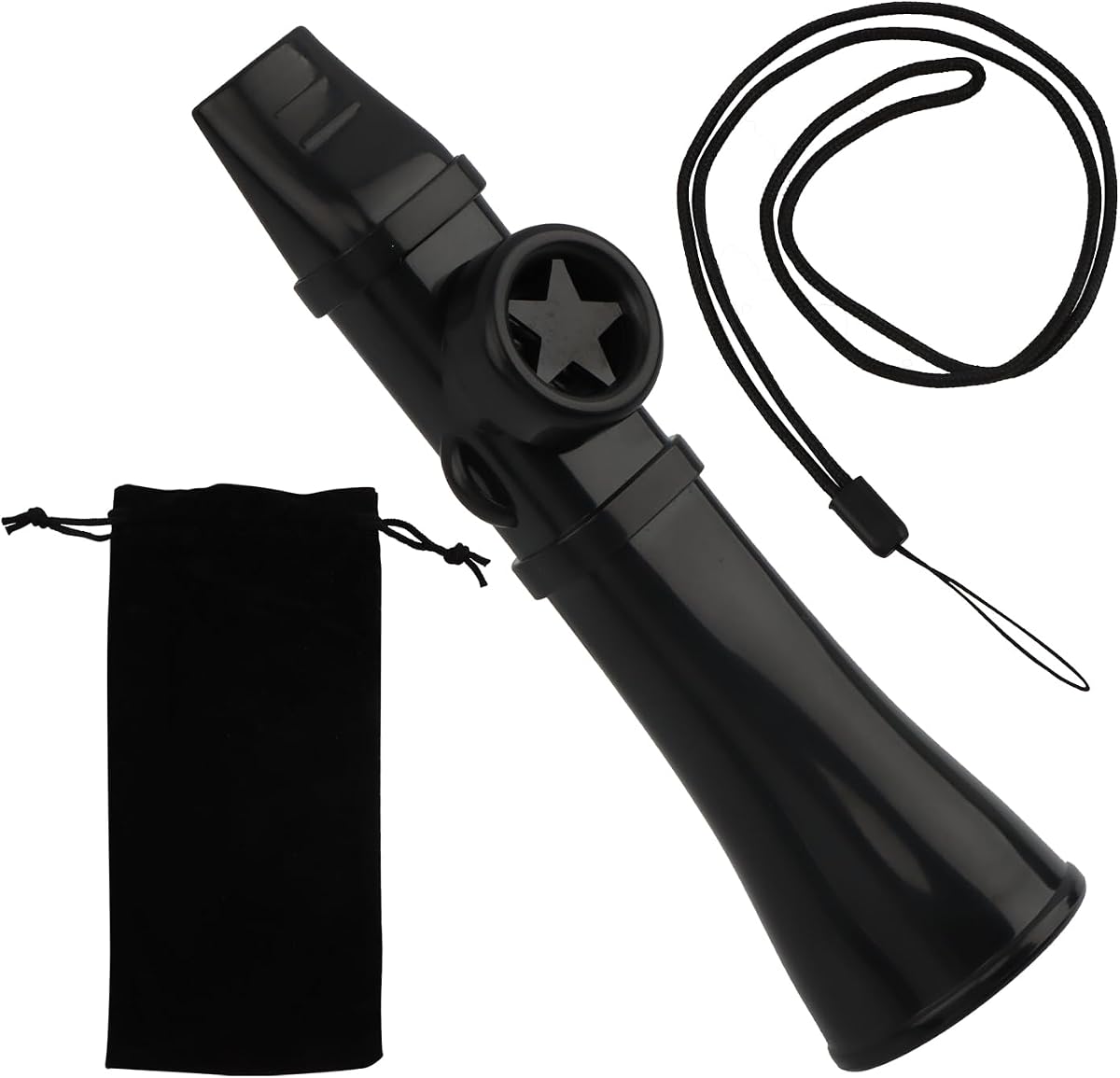 Kazoos para adultos Lavables, Instrumentos Kazoo Gran sonido Sin necesidad de membranas Instrumentos musicales fáciles de aprender para guitarra, ukelele, piano, regalo para cantantes, altavoz, con bolsa de almacenamiento