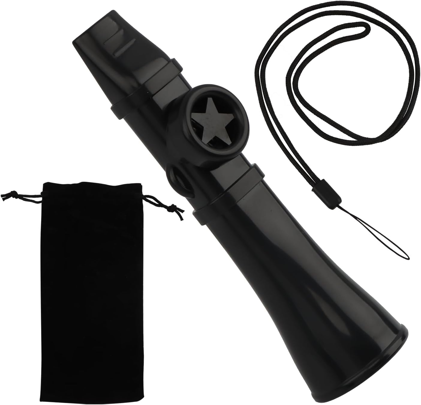 Washable Membrane-Free Kazoo for Adults, Easy-to-Learn Musical Instrument with Storage Bag, Fun Kazoo for Singers, Guitar & Ukulele Players, Gift for Musicians and Beginners