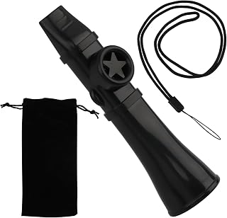 Kazoos para adultos Lavables, Instrumentos Kazoo Gran sonido Sin necesidad de membranas Instrumentos musicales fáciles de aprender para guitarra, ukelele, piano, regalo para cantantes, parlante, con bolsa de almacenamiento