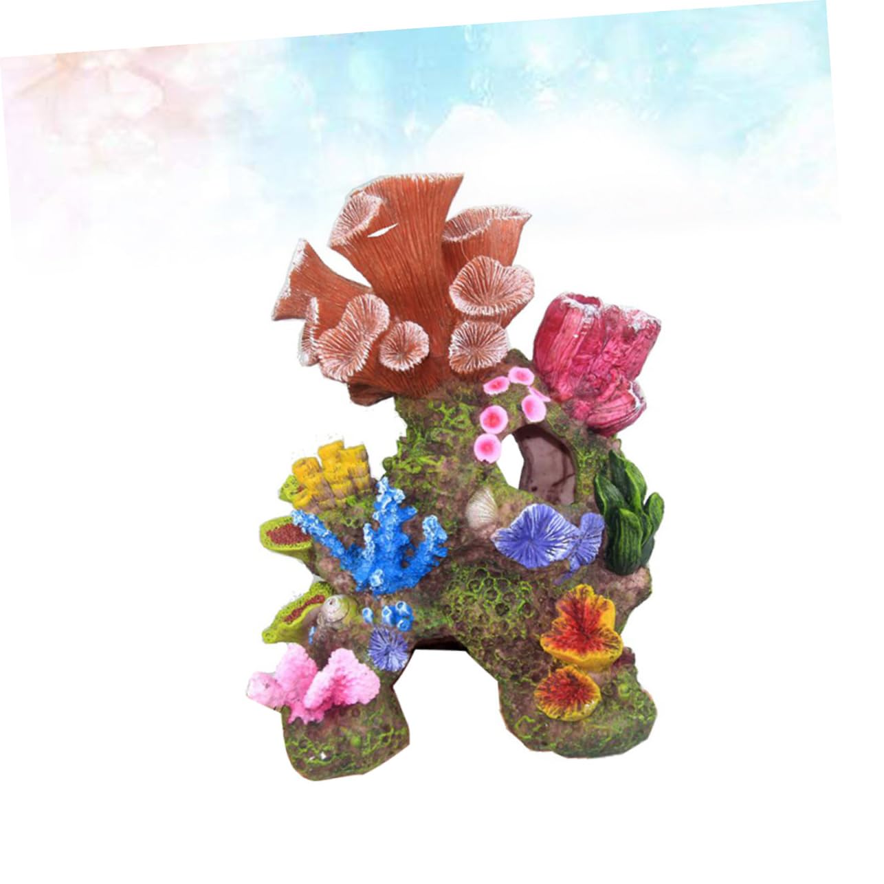 BESPORTBLE Adorno Paisajístico Acuario Rocalla Artificial Decoración Acuario Decorativa Adorno Pecera