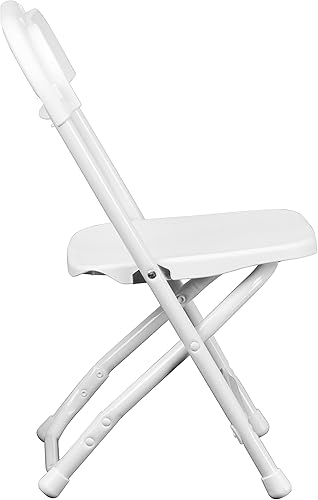 Miniatura 10 de Flash Furniture Paquete de 2 sillas plegables de plástico blanco para niños Blanco,Negro -,Azul,Marrón,Borgoña,Amarillo