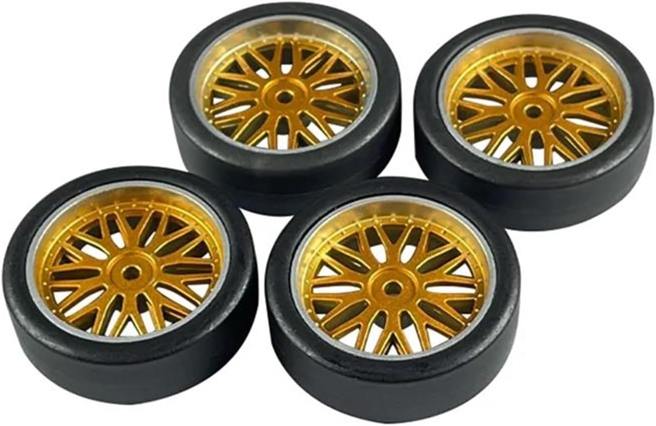 RC Wheel Tire Compatible with LDRC AE86 1/18 RC Car Upgrade Parts Replacement Accessories 4Pcs 32mm RC Drift Tire Wheel Tyre RC Car Tires