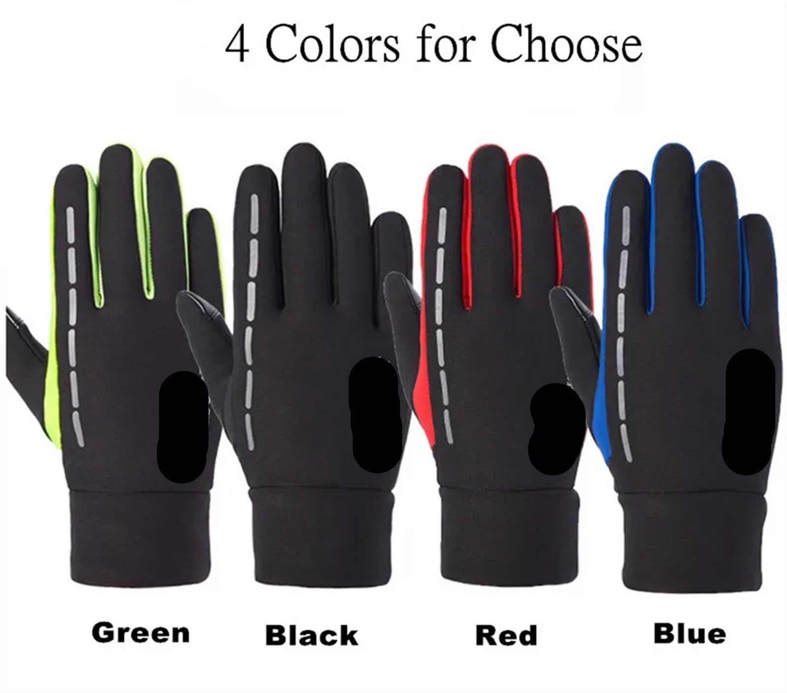 Guantes de Ciclismo Invierno Invierno Cálido Térmico Dedo Completo Deportes Bicicleta A Prueba Viento Bicicleta Guante Largo for Hombres Mujeres para Ciclismo