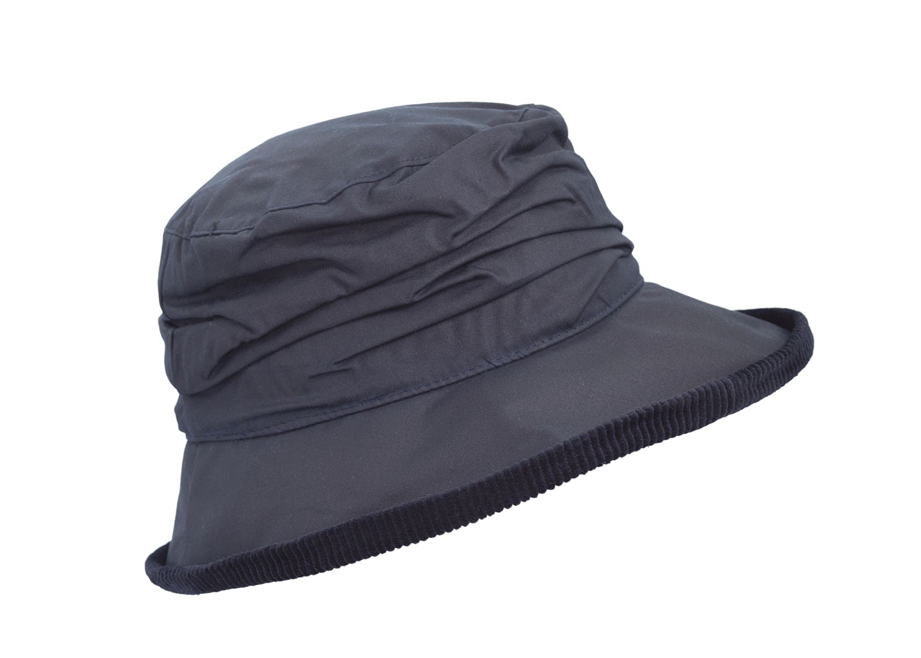 Walker and Hawkes Ladies Wax Diana Country Hat, Navy - Medium