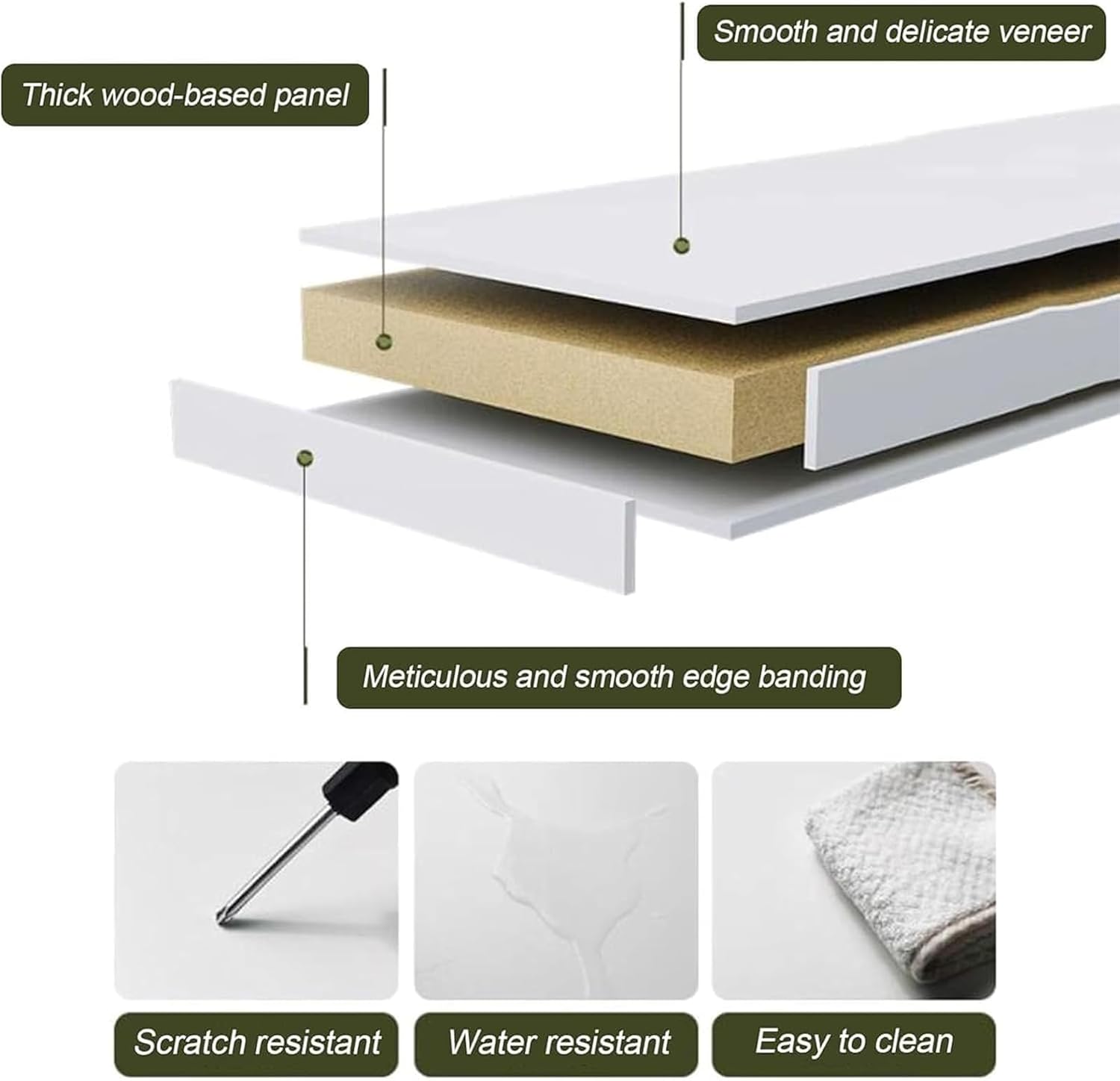 Over Bed Table with Wheels, Computer Workstation Overbed Table Chair Table, Mobile Overbed Computer Table Adjustable Width 115-210cm