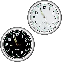 YOUNGFLY Small Luminous Analog Clock
