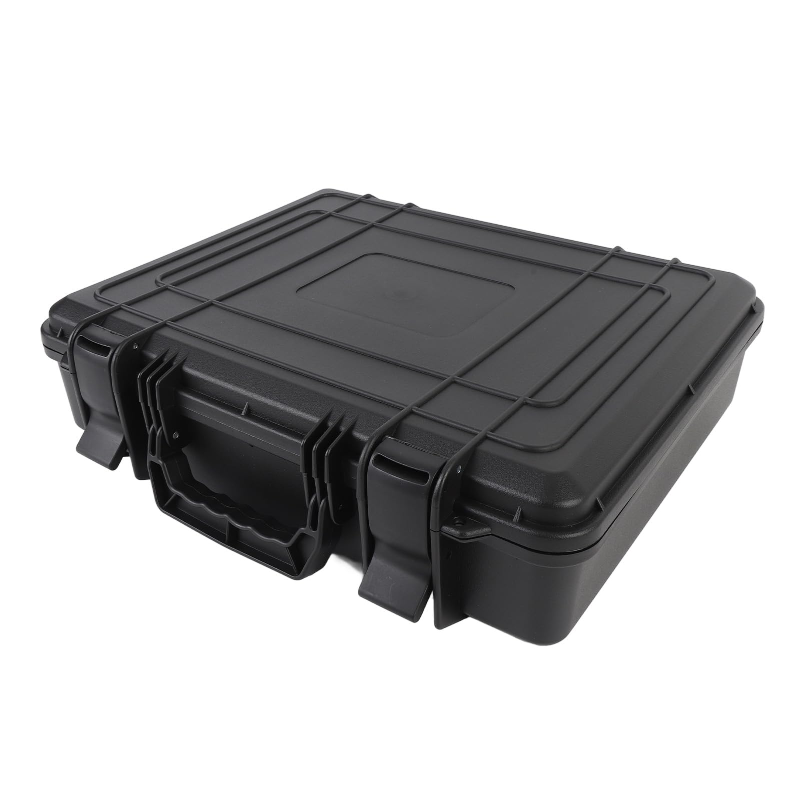 KUIDAMOS Estuche de Transporte Satelital Duradero para Cables de Fuente de Alimentación con Adaptador de Tubo con Soporte para Mini Plato, Adecuado para Viajeros Fuera de la Red, Material ABS/EVA,