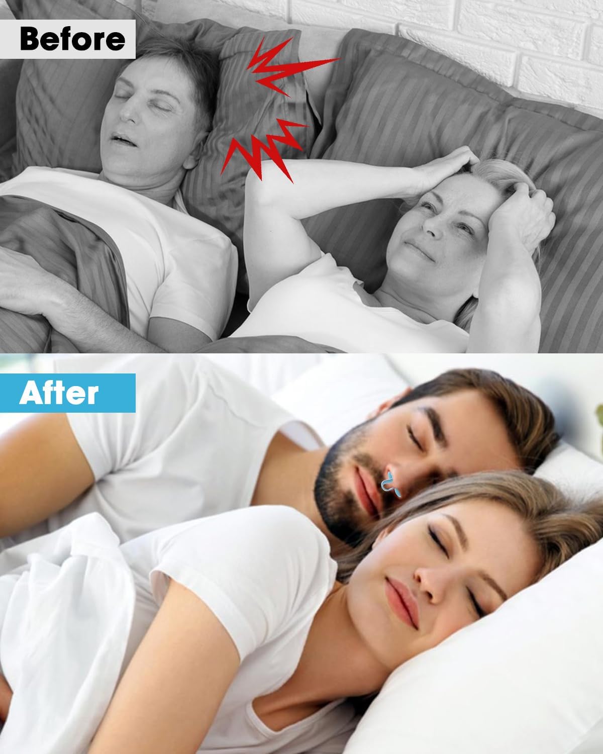 Anti Snoring Devices, 10 Pack Soft Silicone Nose Vents with Different Sizes to Stop Snoring, Effective Anti Snoring Nose Dilator to Enjoy A Peaceful Night's Sleep - Image 4