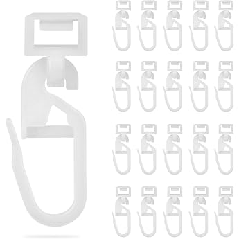 Curtain Gliders for Rails Pack of 100 Click Glider Running Channel Mute
