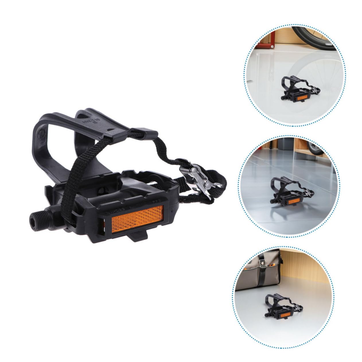 Mikinona 2pares Correas para De Bicicleta Clips para De Bicicleta Correas De Seguridad para Ciclismo Al Aire Libre Entrenamiento Gimnasio