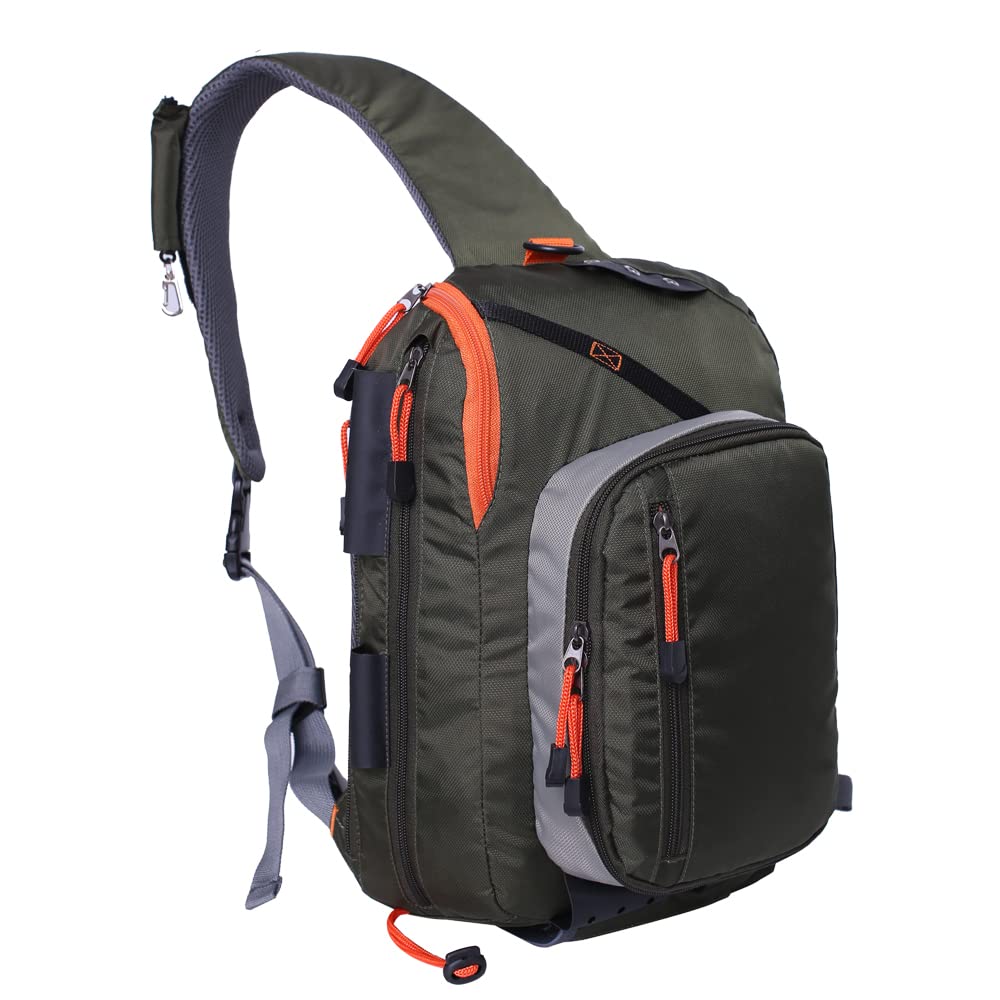 Raprance Sling Bag Pack Shoulder Molle Backpack for Fishing Outdoor Sports - Image 3