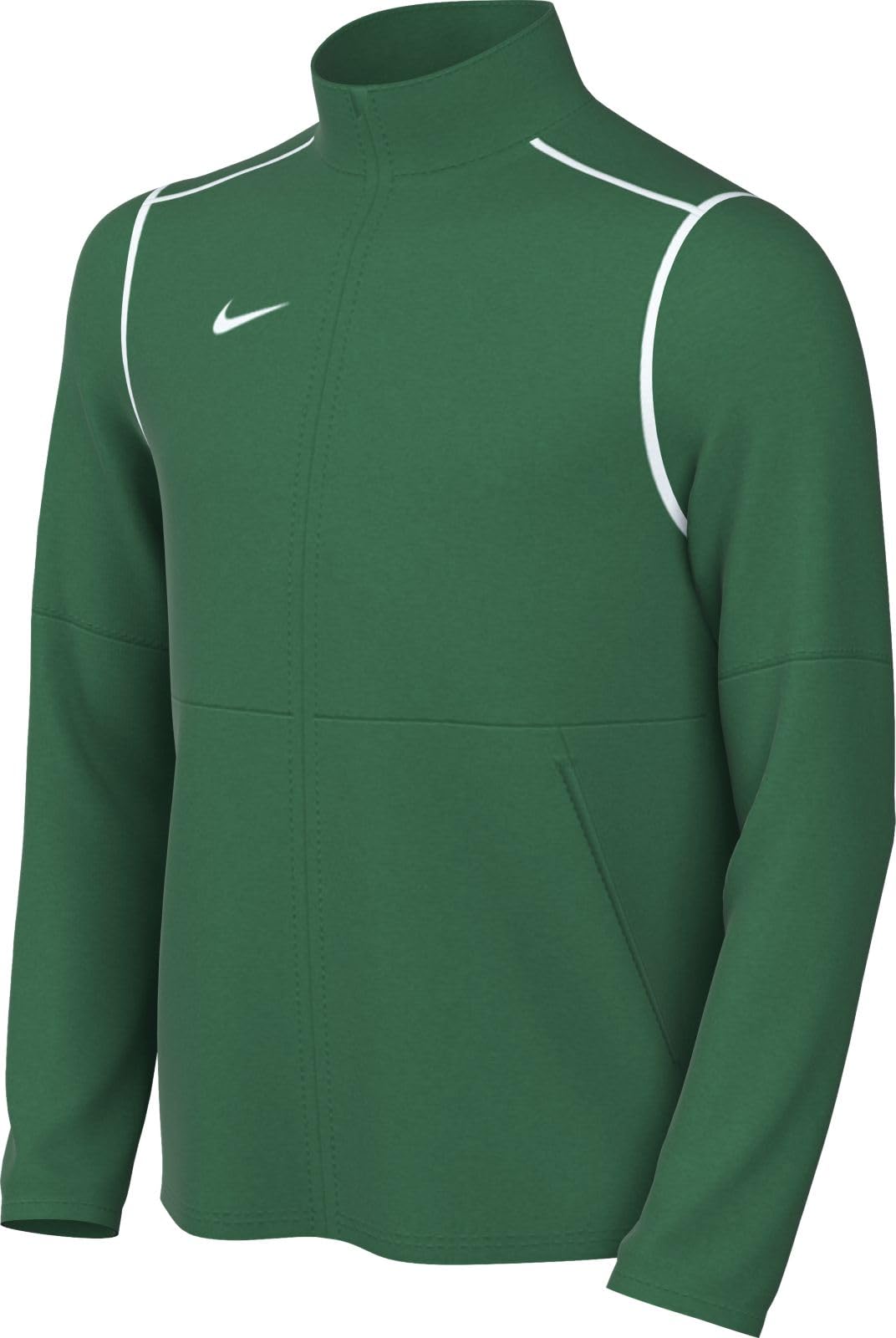 Nike FJ3026-302 Y NK DF PARK20 TRK JKT K R Jacket Unisex PINE GREEN/WHITE/WHITE Size L