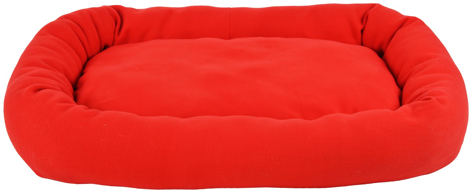 Fluffys Luxurious Red Soft Dog/Cat Bed Polyster Filled(Export Quality)- Small (B01BVE7HNG) Amazon Price History, Amazon Price Tracker