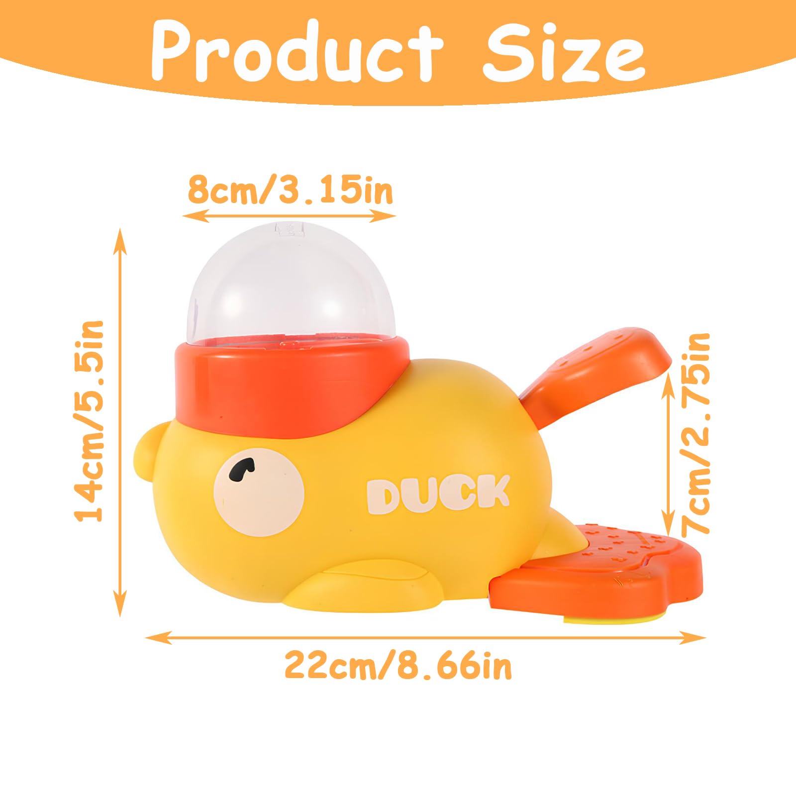 Duck Treat Dispenser, Giocattolo Erogatore Interattivo, Gioco Dispenser Cibo per Cani, Interactive Pet Automatic Feeder Toy, per Animali Domestici, Dolcetti di Interazione per Arricchimento