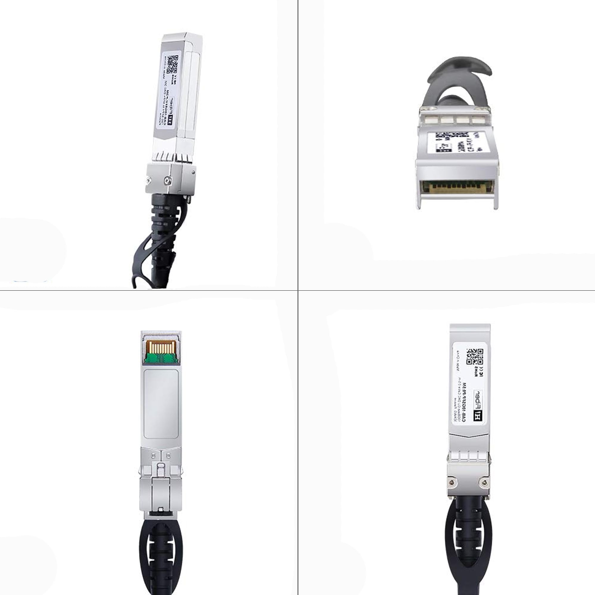 10G SFP+ DAC Twinax kabel 0,5 m 28 AWG, 10 G SFP+ DAC Twinax kabel, pasywny, do Cisco SFP-H10GB-CU, Ubiquiti UniFi UC-DAC-SFP+, Meraki, Netgear, TP-Link, D-Link, Zyxel, Mikrotik i wielu innych