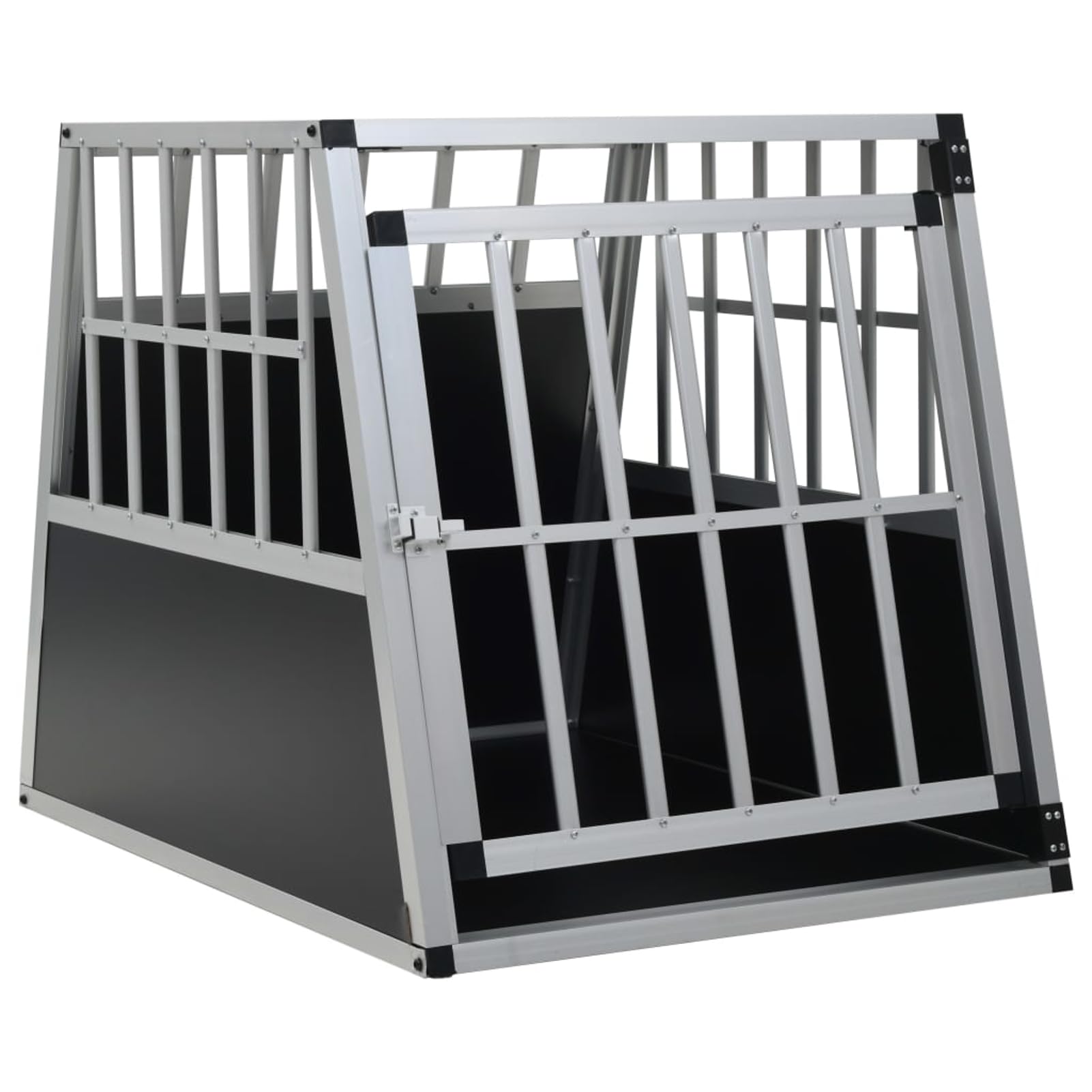 Hundetransportbox mit Einzeltür 65 x 91 x 69,5 cm Hundebox 170664