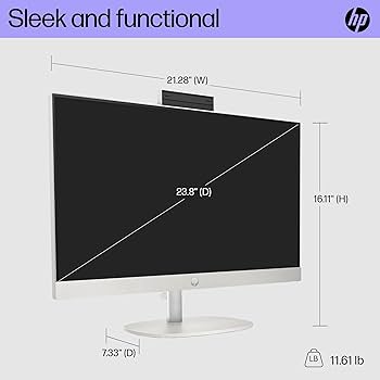 Amazon.com: HP 23.8 inch All-in-One Desktop PC, FHD Display