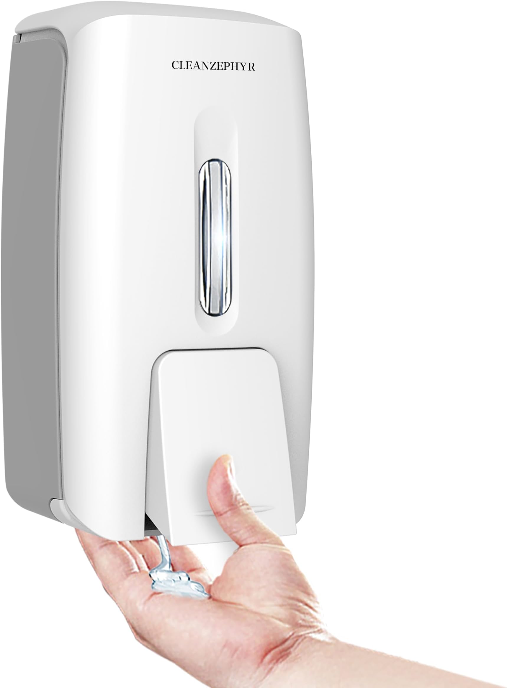 Hand Soap Dispenser Wall Mounted White