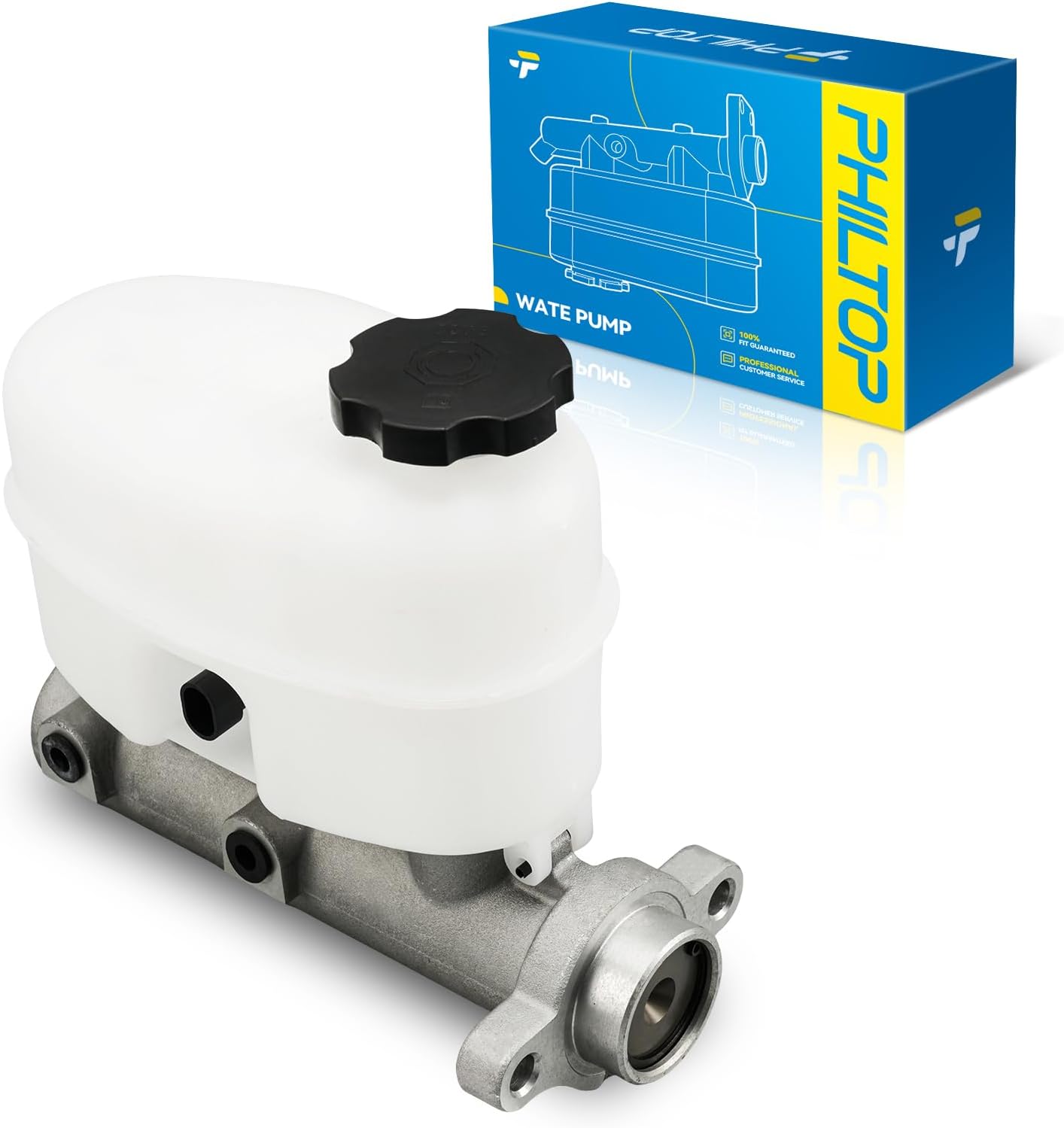 PHILTOP M630334 Brake Master Cylinder with Reservoir Replacement for Chevrolet Silverado 1500 2003-2005 2007, Chevrolet Silverado 2500 HD 2003-2006, GMC Sierra 1500 2003-2005 2007
