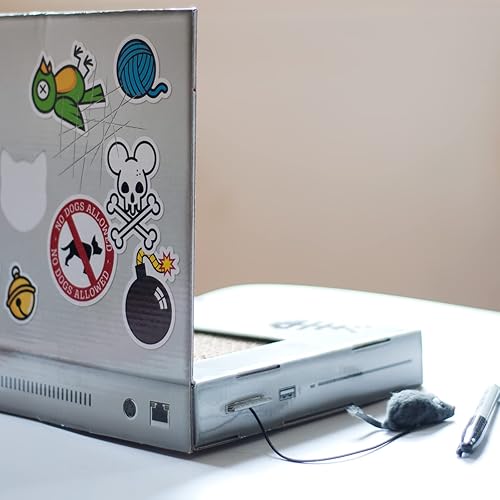 Miniatura 6 de Serie UCK UK casa de juego para gatos, Computadora portátil, Estándar, Gris