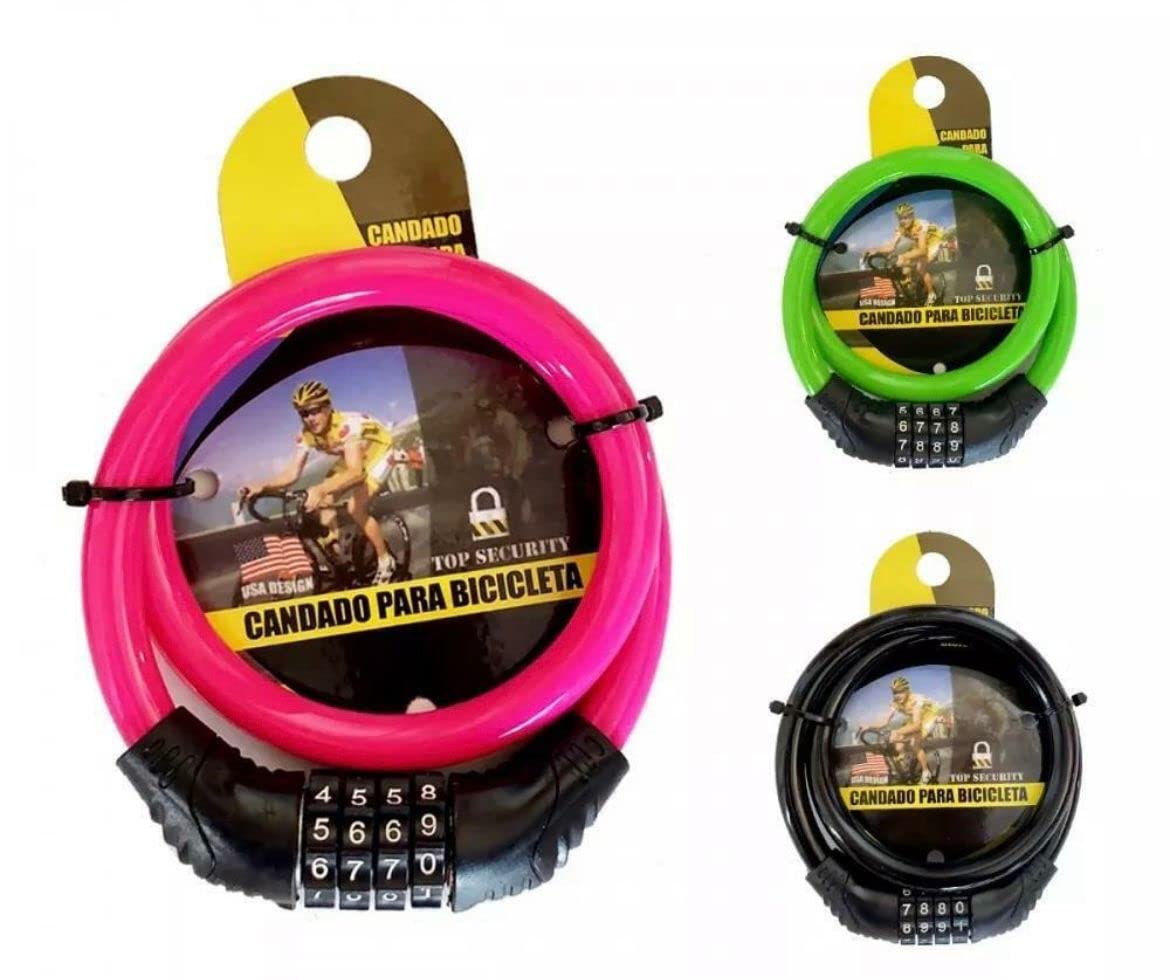 Heavy Duty 4Digit Combination Bike Bicycle Cable Lock Security Padlock