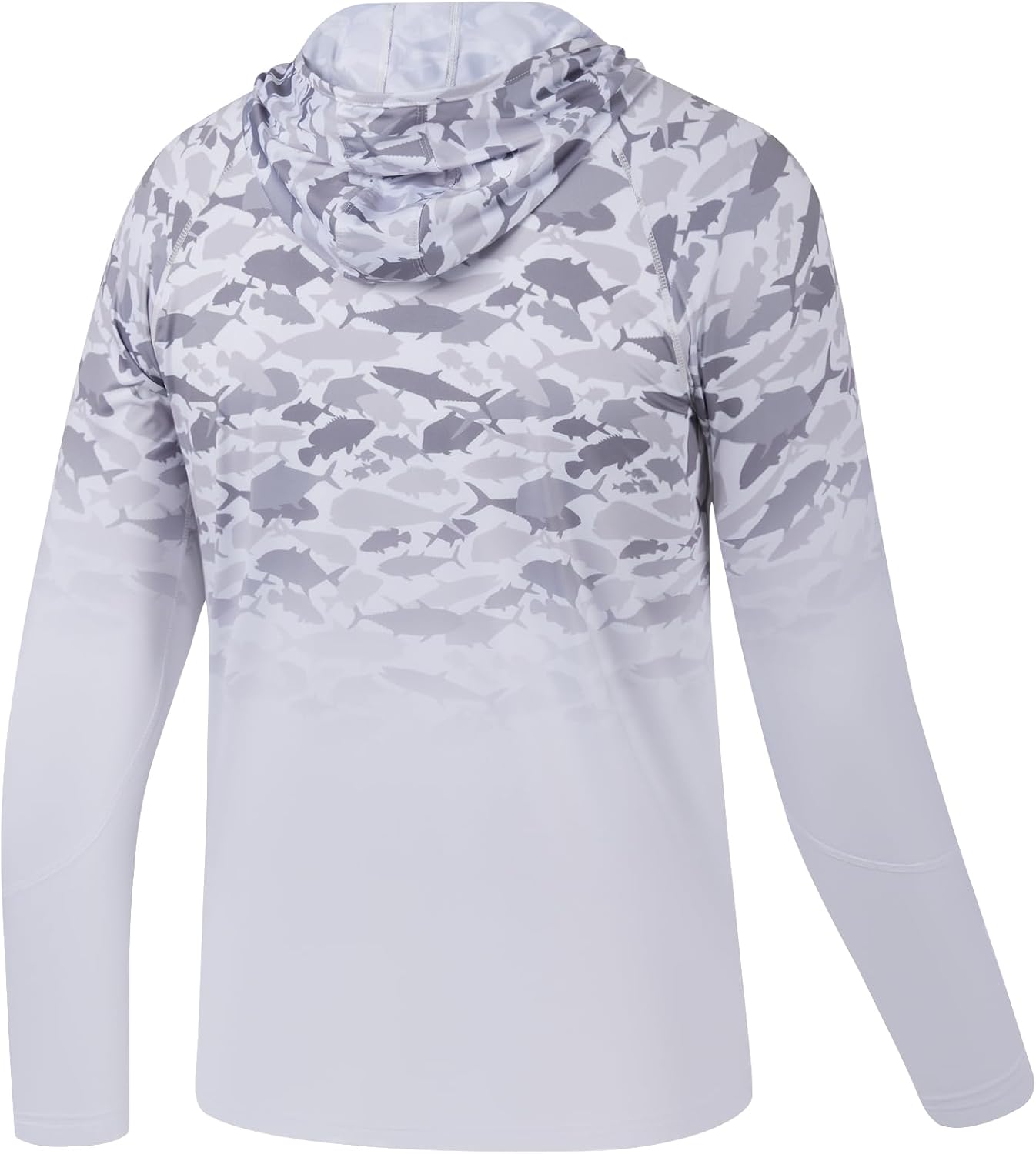 BASSDASH Youth UPF50+ Performance T Shirt with Hood Long Sleeve Fishing Hiking Sun Shirt FS03Y - Image 6