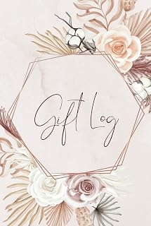 Boho Floral Gift Log, Wedding Gift Log, Wedding Gift Tracker, Bridal Shower Gift Log, Baby Shower Gift Log, Present Tracker