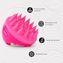 Wuze Hair Scalp Massager, Shampoo Hair Brush, Pink gallery image