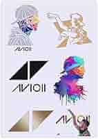 avicii ステッカー 全16色】DJ アヴィーチー/DJ Avicii/RIP Avicii car sticker-1