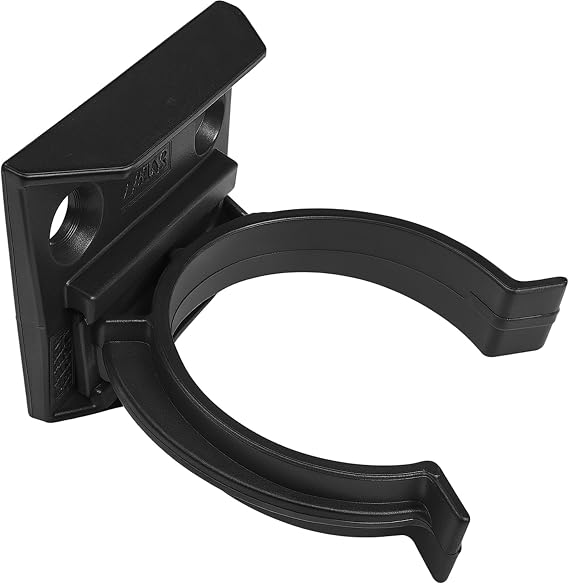 Heavy-Duty Plastic Kitchen Plinth Clips with Bracket - Pack of 10 - Needs 2 x 3.5mm Countersunk Screws per Bracket - for Installation Heights from 80mm - Made in The UK - Basics UK