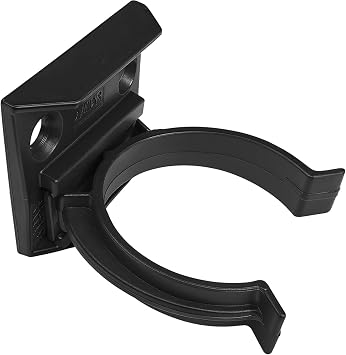 Heavy-Duty Plastic Kitchen Plinth Clips with Bracket - Pack of 10 - Needs 2 x 3.5mm Countersunk Screws per Bracket - for Installation Heights from 80mm - Made in The UK - Basics UK