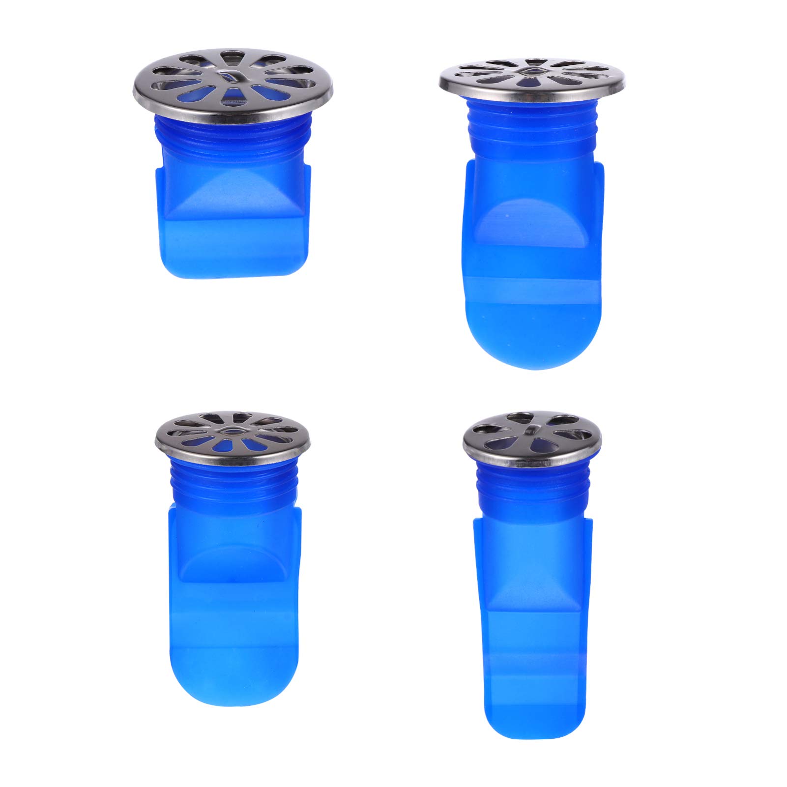 Buy 4pcs Shower Floor Drain Backflow Preventer Waterless Trap Seal One