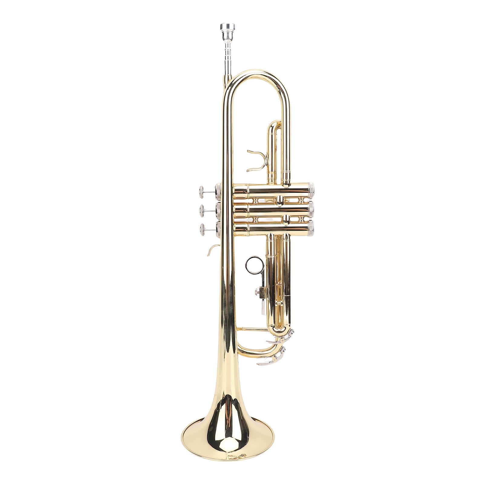 BB Brass Cornet Kit pour Débutants et étudiants, Instrument de Musique en Laiton Professionnel avec étui de Transport (Golden)