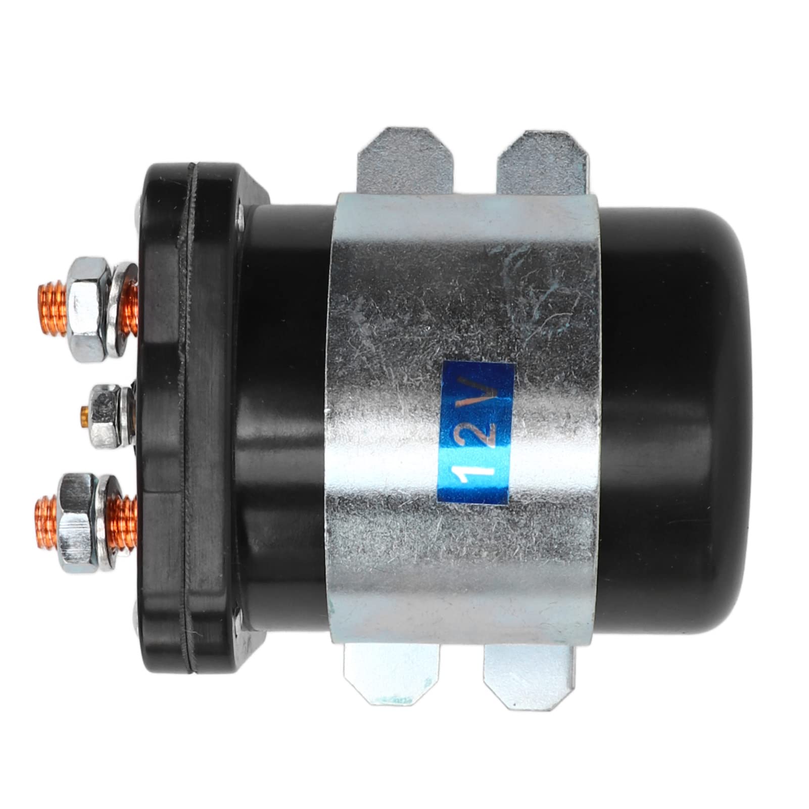 Fabater Przekaźnik Mocy Elektromagnetycznej 12 V 200 A 586-105111 586-902 Zamiennik Zaworu Elektromagnetycznego Stycznika Rozrusznika dla Białych Rodgers, 4 Wtyczki Dwustronne
