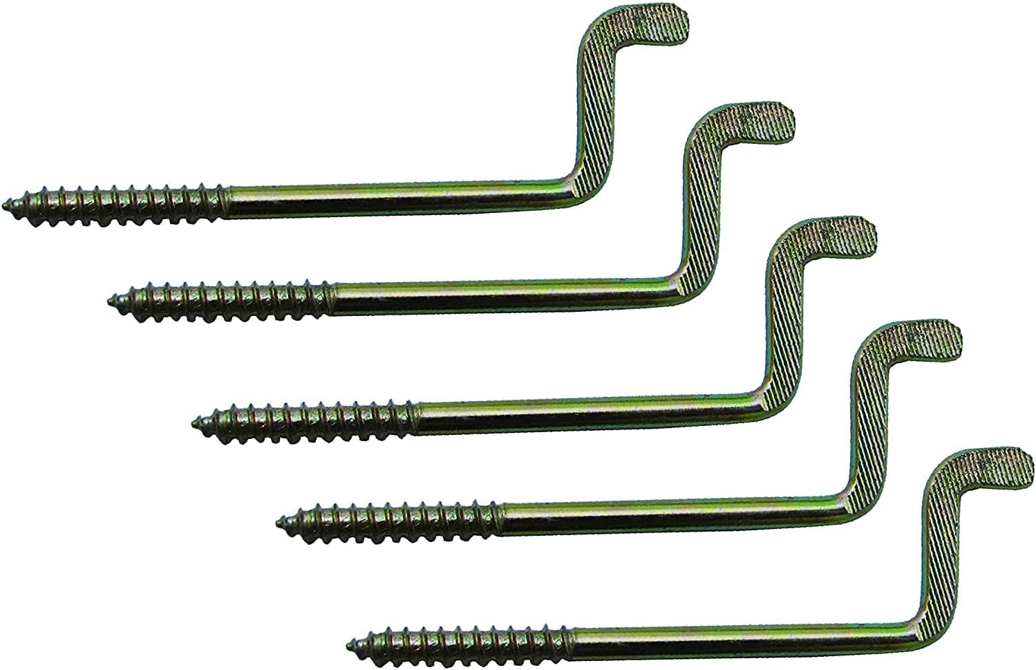 大型ネジフック マーケティング 頑丈 カップ天井フックオープンアイネジ金属フック多機能セルフ タッピングネジフック 照明フックラック 5個のガレージ フックニースと巧みな