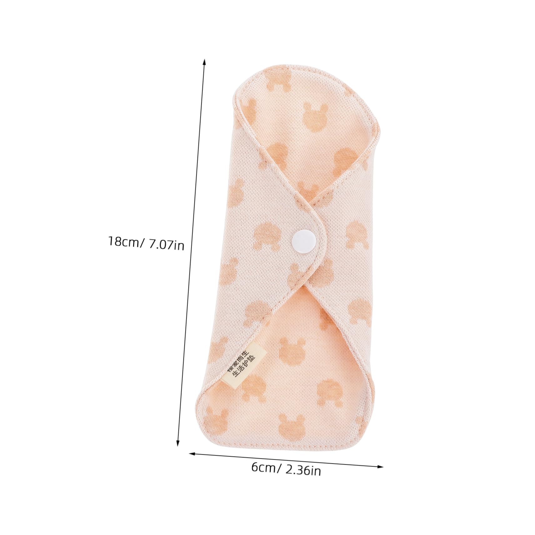 Healvian 5pcs Reusable Sanitary Towel Pads Women's Menstrual Pad Breathable Material Gentle Comfortable Random Style