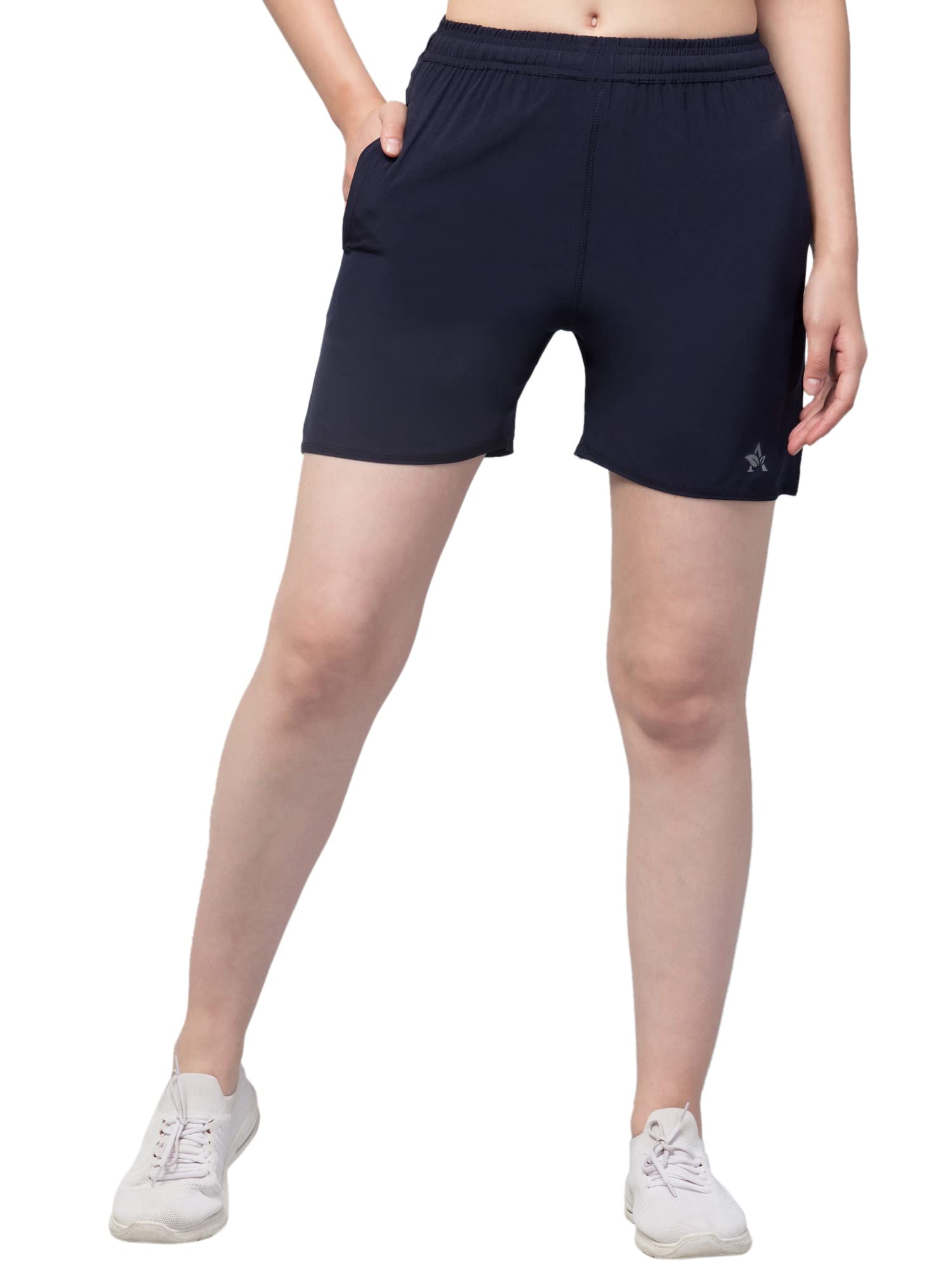 Amkr Fashion Solid Women Sports Shorts-picture-11