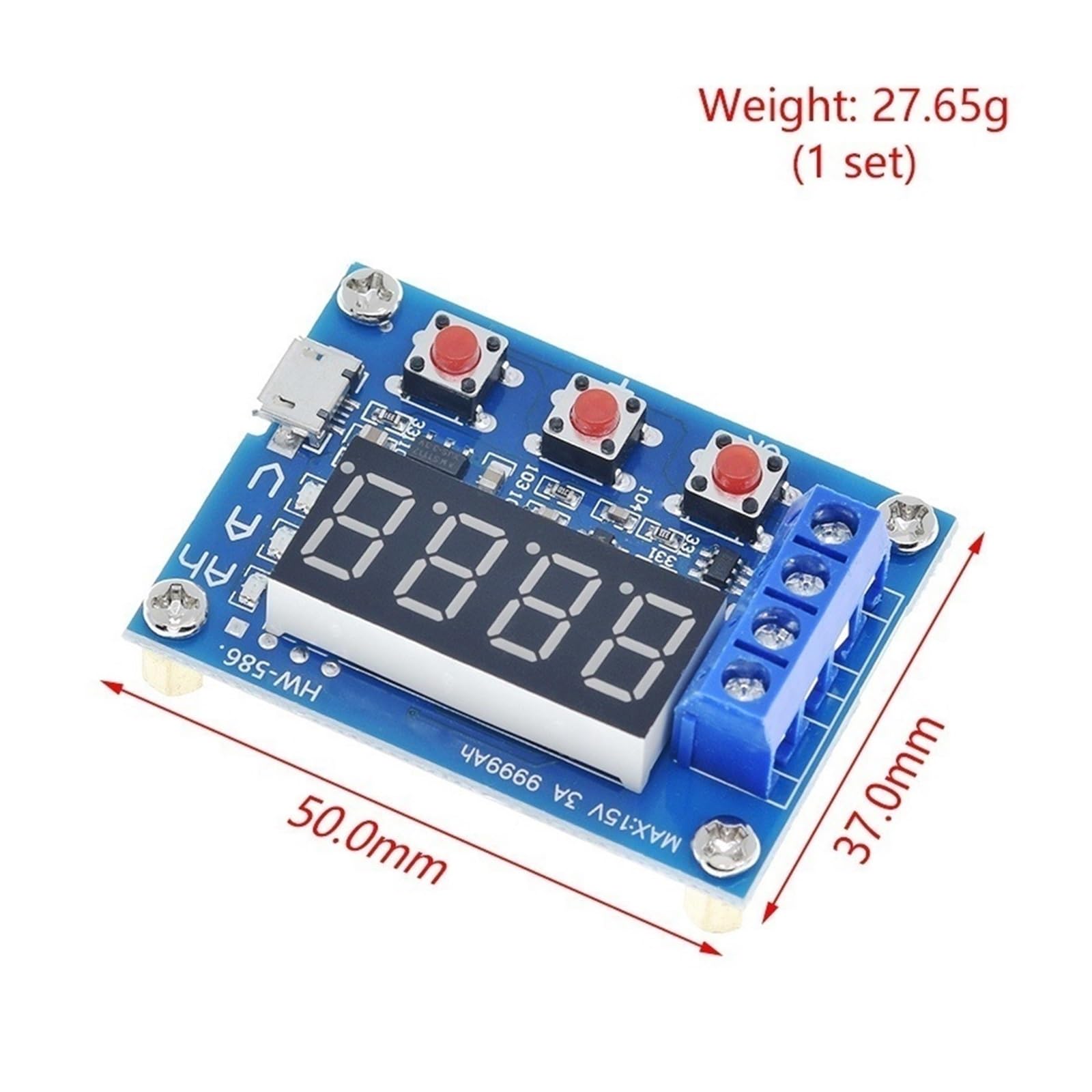 18650 Li-ion Tester pojemności baterii litowej Rezystancja Miernik pojemności akumulatora kwasowo-ołowiowego Tester rozładowania