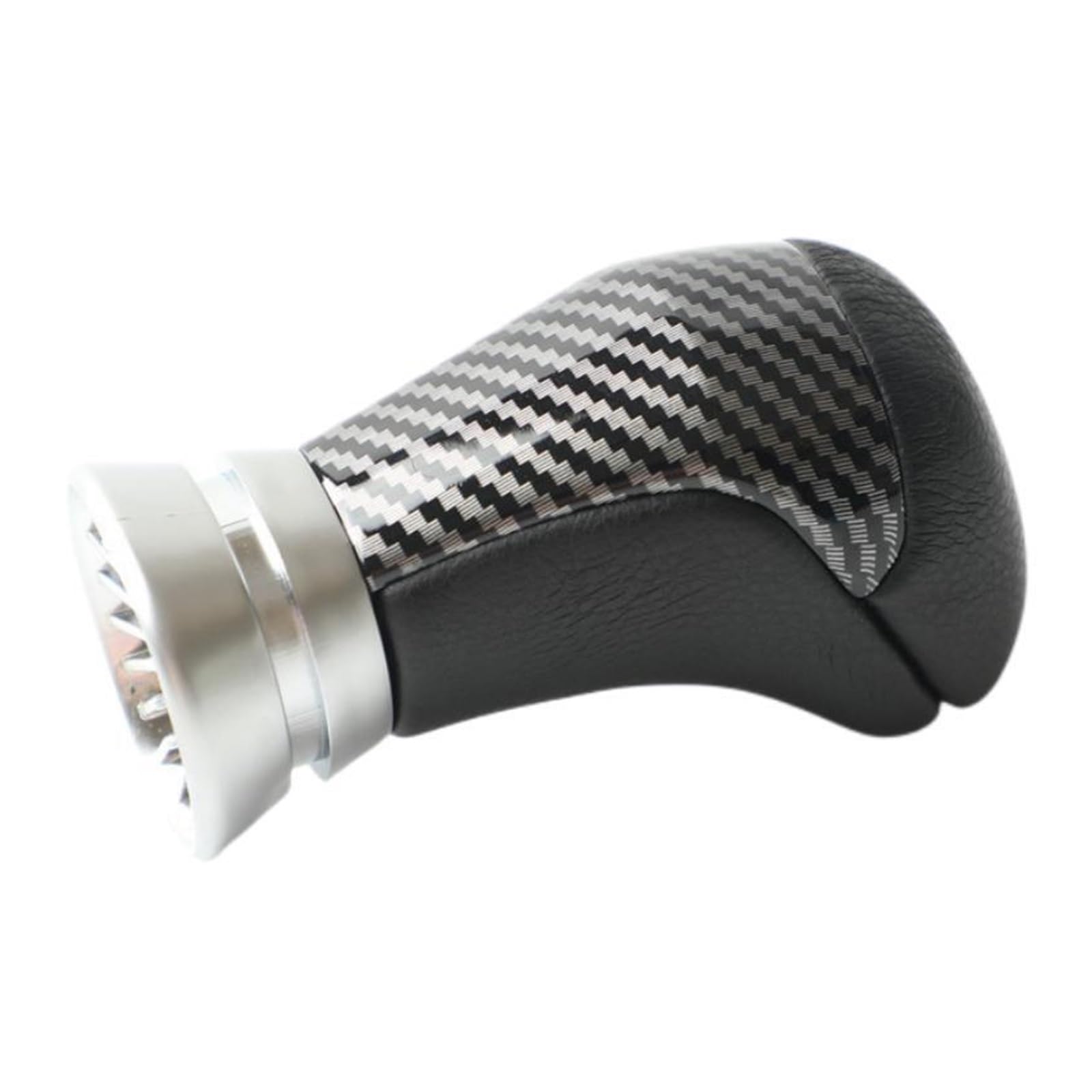 Fpterjz Carbon Fiber Look Gear Knob For Toyota For Land For Cruiser For Prado Lc150 2018-2019 For Highlander 2015-2019 Automatic Gear Shift Knob Car Gear Shift Knob(Carbon Fiber Look)